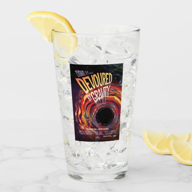 Verre Dévasté Par Gravité Halloween Trou Horreur Noir (Devant glace)