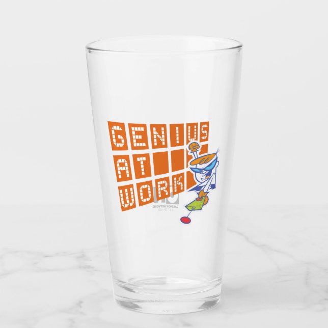 Verre Dexter "Genius At Work" (Devant)