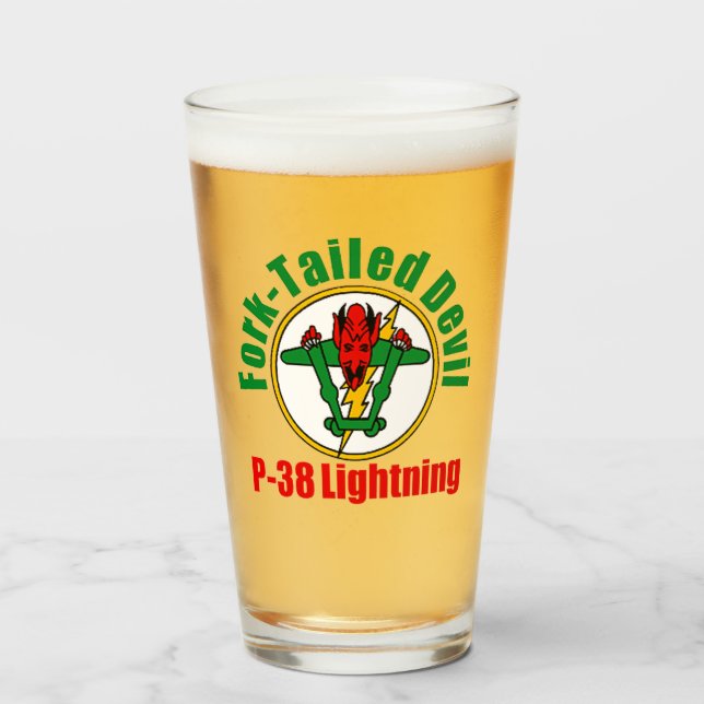 Verre Diable à queue (Devant (rempli))