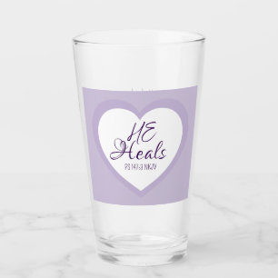 Verre Dieu Guérit les Cœurs Brisés Violet Clair Confort