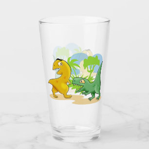 Verre Dinosaures en jeu
