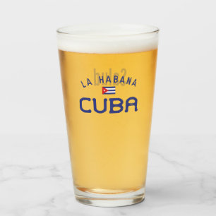 Verre Distressed La Habana (La Havane) Cuba Salud