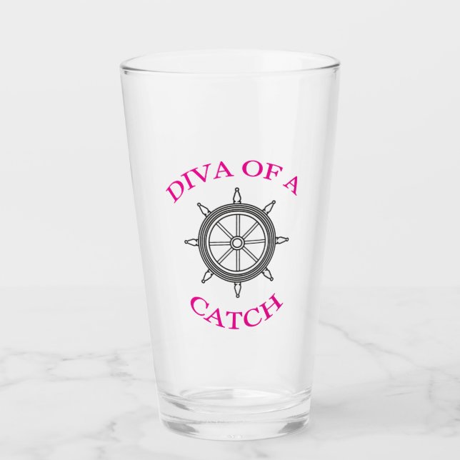 Verre "Diva of a Catch" (Devant)