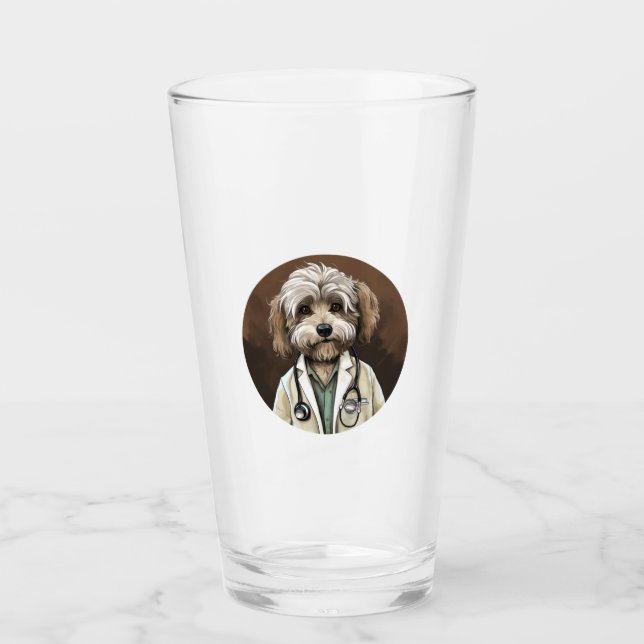 Verre Docteur en Chien Havanais (Devant)