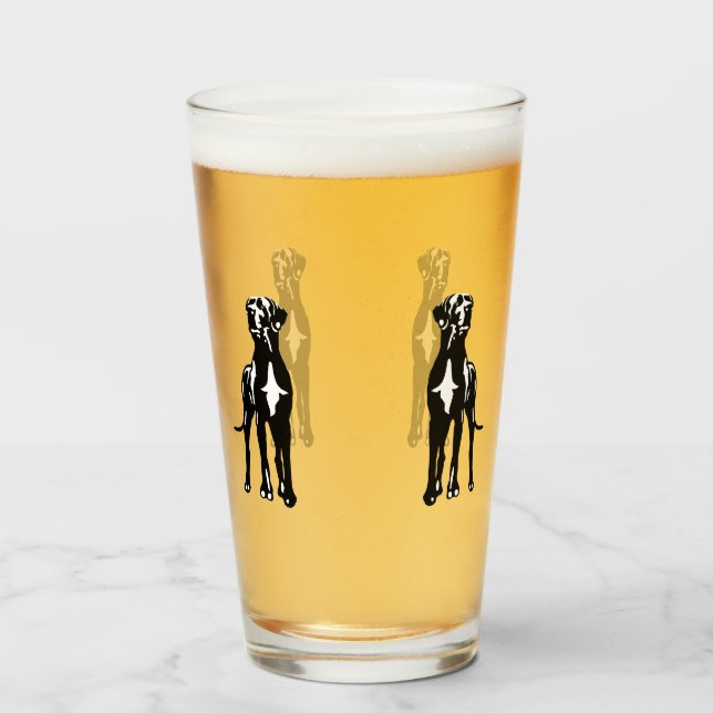 Verre Dogues allemands Buddys (Dos (rempli))