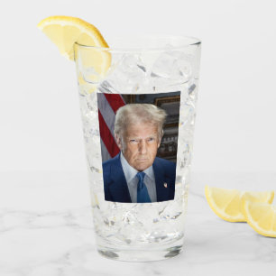Verre Donald Trump 2025 Portrait du président américain
