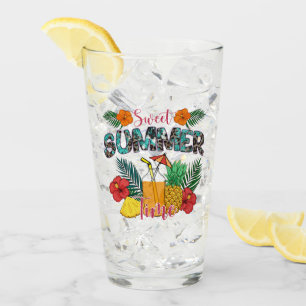 Verre Douce Été   Fruits Tropicaux & Floral