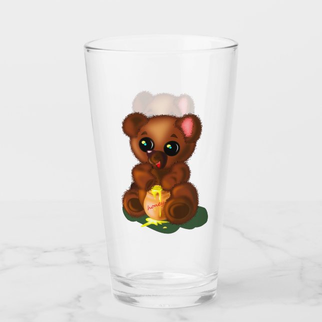 Verre d'ours mignon (Devant)