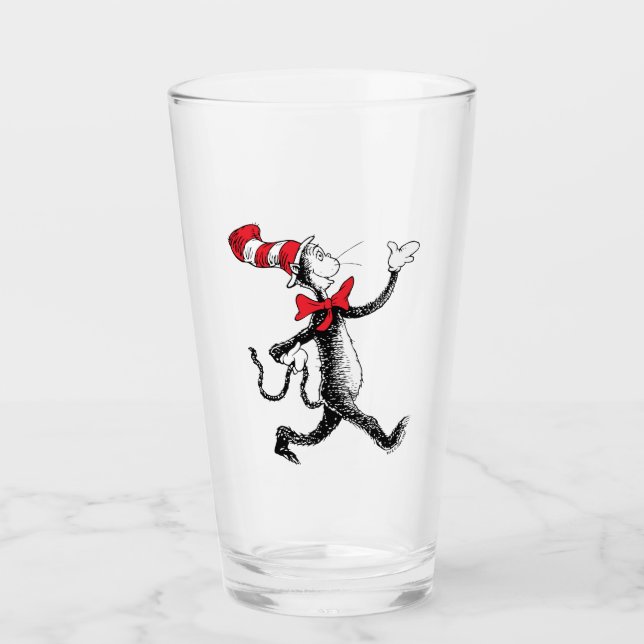 Verre Dr Seuss | Chat dans la marche des chats Casquette (Devant)