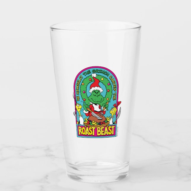 Verre Dr Seuss | Graphique de la bête rôtie (Devant)