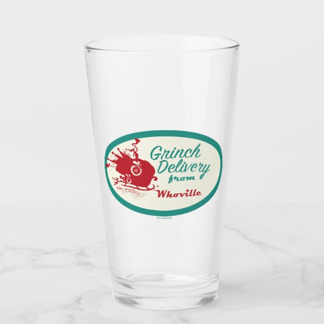 Verre Dr Seuss | Livraison Grinch de Who-ville (Devant)