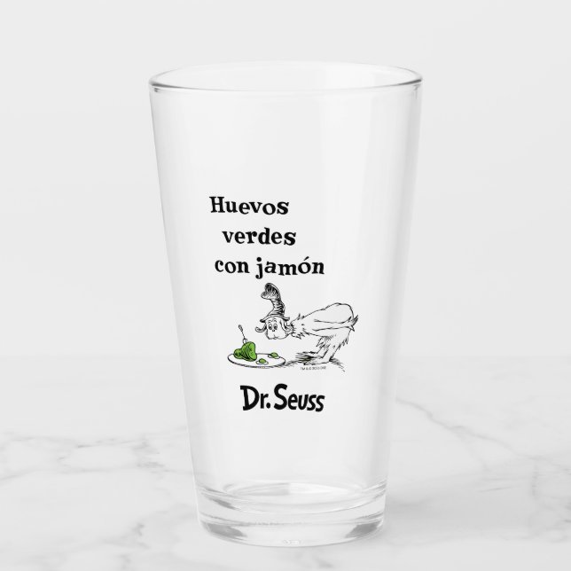 Verre Dr. Seuss Œufs verts et jambon espagnol (Devant)