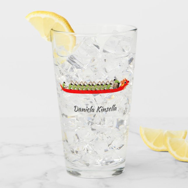 Verre Dragon Boat Racing (Devant glace)