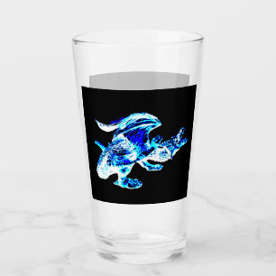 Verre Dragon Fantastique Mystique Blue Frost Personnalis