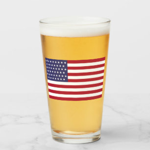 Verre Drapeau 51 étoiles des États-Unis d'Amérique (État