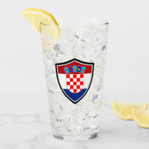 Verre Drapeau croate