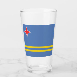 Verre Drapeau d'Aruba