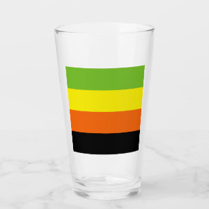 Verre Drapeau de fierté aromantique