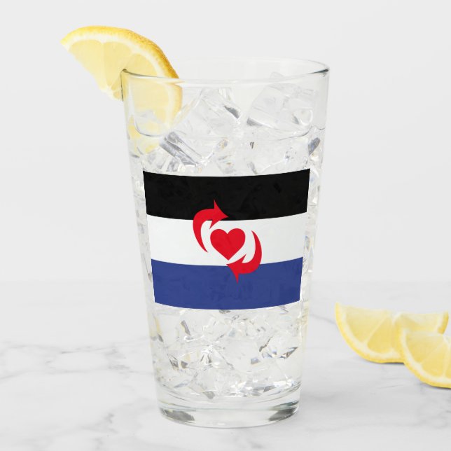 Verre Drapeau de la fierté Switch (Devant glace)