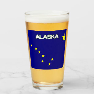 Verre Drapeau de l'Alaska