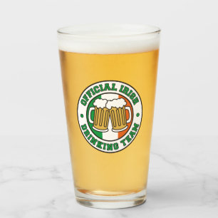 Verre Drapeau De L'Équipe Irlandaise De Boissons