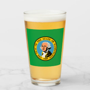 Verre Drapeau de l'État de Washington
