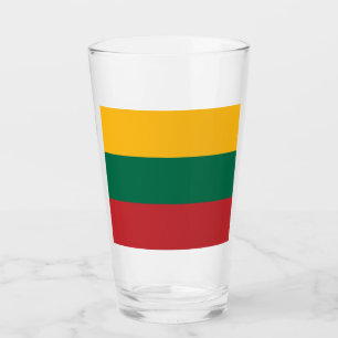 Verre Drapeau de Lituanie