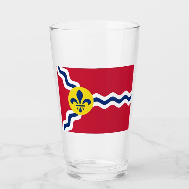 Verre Drapeau de Saint-Louis, Missouri (Devant)
