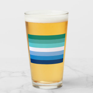 Verre Drapeau des hommes gays (Symbole LGBT) (Fierté gay