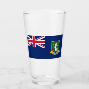 Verre Drapeau des îles Vierges britanniques (BVI)