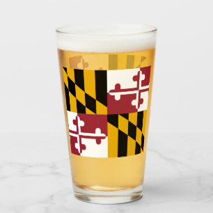 Verre Drapeau du Maryland