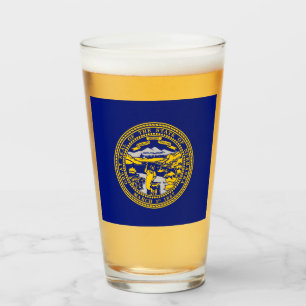 Verre Drapeau du Nebraska