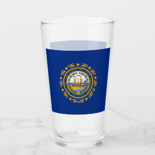 Verre Drapeau du New Hampshire