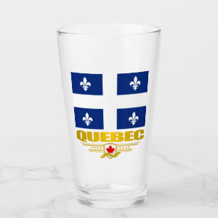 Verre Drapeau du Québec