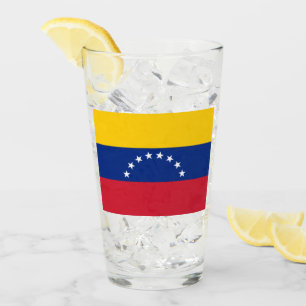 Verre Drapeau du Venezuela