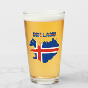 Verre Drapeau islandais