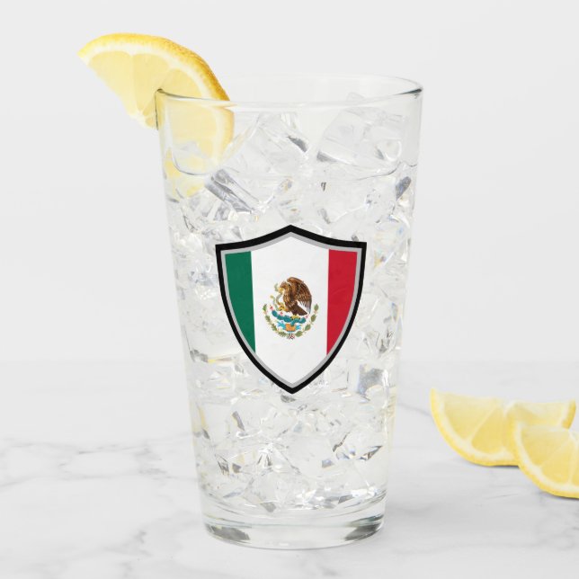Verre Drapeau mexicain (Devant glace)