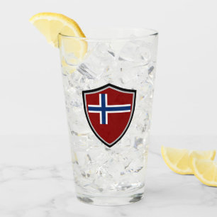 Verre Drapeau norvégien