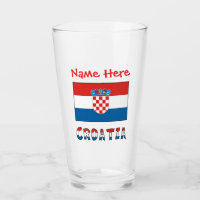 Drapeau personnalisé de Croatie 