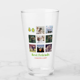 Verre Drôle BFF PHOTO COLLAGE Cadeau personnalisé AVOCAD