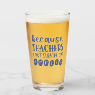 Verre Drôle cadeau enseignant personnalisé Survivre sur