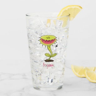 Verre Drôle carnivore Vénus piège à mouches plante dessi