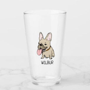 Verre Drôle Cartoon Français Bulldog Frenchie Personnali