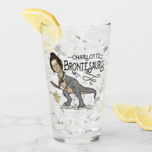 Verre Drôle Charlotte Bronte Saurus Dinosaur Lecteur de 