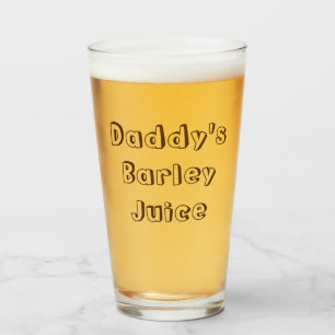 Verre Drôle Daddy Juice (Bière) Pint Glass Tumbler