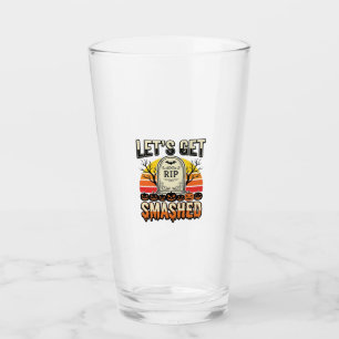 Verre Drôle de Halloween Casse-gueule Design de Cimetièr