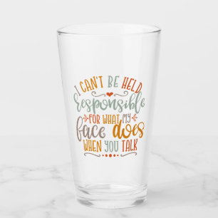 Verre Drôle Maman Design je ne peux pas être tenu resp
