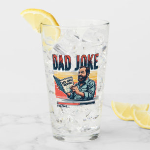 Verre Drôle Papa plaisanter Humour rétro Vintage esthéti