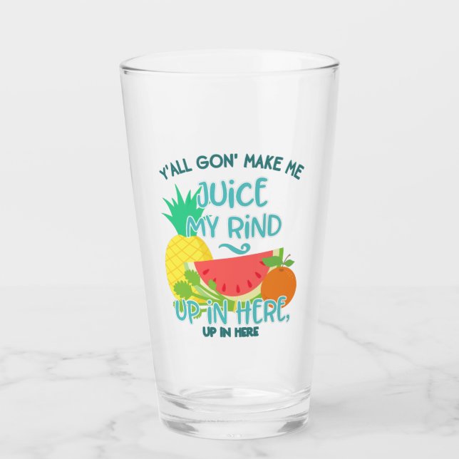Verre Drôle Retro 90s Rap Hip hop Juice Citation (Devant)