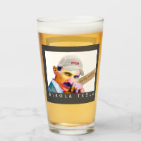 Drôle Tesla Bière Portrait